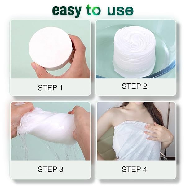 UHONEY COMPRESSED TOWEL SET,TOWEL TABLETS SET,DISPOSABLE TOWEL SET:REUSABLE THICKER 2PCS 55X28 + 4PCS 24X11 INCHES TOWELS