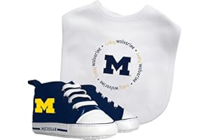 Baby Fanatic NCAA 2-Piece Gift Set - Bib & Pre-Walkers