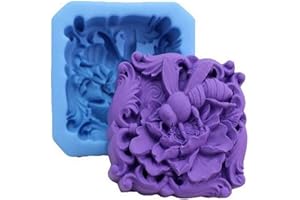 Silicone Molds Honey Bees, bee Shape Craft Art Silicone Soap Mold, Flowers Craft Molds Honeybee Shape Cake Molds - The Best Handmade Christmas Gifts - Molds Making Supplies by YSCEN