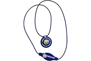 POWER·BALANCE Power Balance Silicone Pendant Necklace for Men and Women, stretched sport necklace.