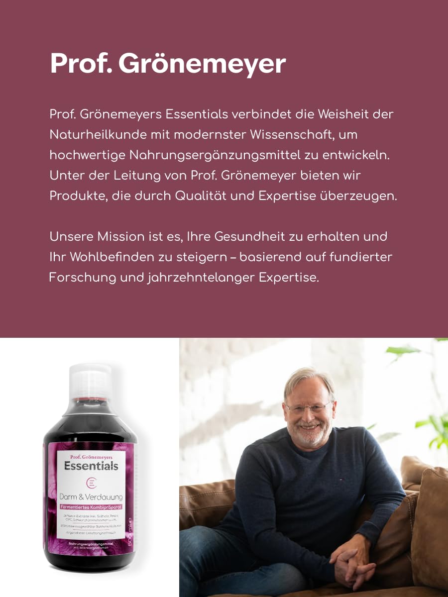 Prof. Grönemeyers Essentials Darm und Verdauung Darmkur, 500ml 6