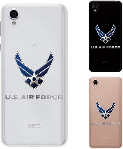 Amazon Co Jp Aquos Sense Plus Sh M07 カバー ケース 空軍7 米軍 ミリタリー Usaf クリアデザイン アクオス センス Aquossense アクオスsense スマホケース スマホカバー 家電 カメラ