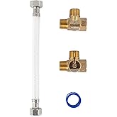 Camco Camper/RV Water Heater By-Pass Kit - Designed to By-Pass Camper Water Heater During RV Winterizing - Features 8-Inch Ny