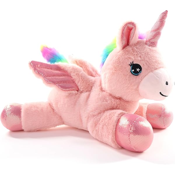 BRUBAKER Rainbow Plush Unicorn In Handbag - 8" Stuffed Animal Toy With Sparkly Bag | Soft Cuddly Gift For Kids - View #8