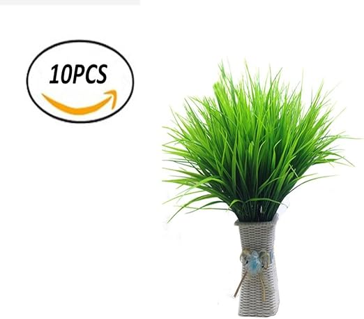 Amazon Com Gentlecarin Artificial Outdoor Plants 7 Fork Faux