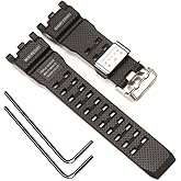 Resin Watch Strap Compatible with Casio GWG-2000 Mudmaster Men's Waterproof Replacement Bracelet Watchband