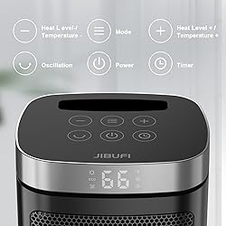 Small Portable Space Heater for Indoor Use - with