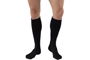 JOBST SensiFoot Diabetic Compression Socks for Men and Women 8-15 mmHg with Seamless Toe and Moisture Management - Extra Padding in Toe, Foot, and Heel Area - Knee High - Closed Toe - Black, X-Large