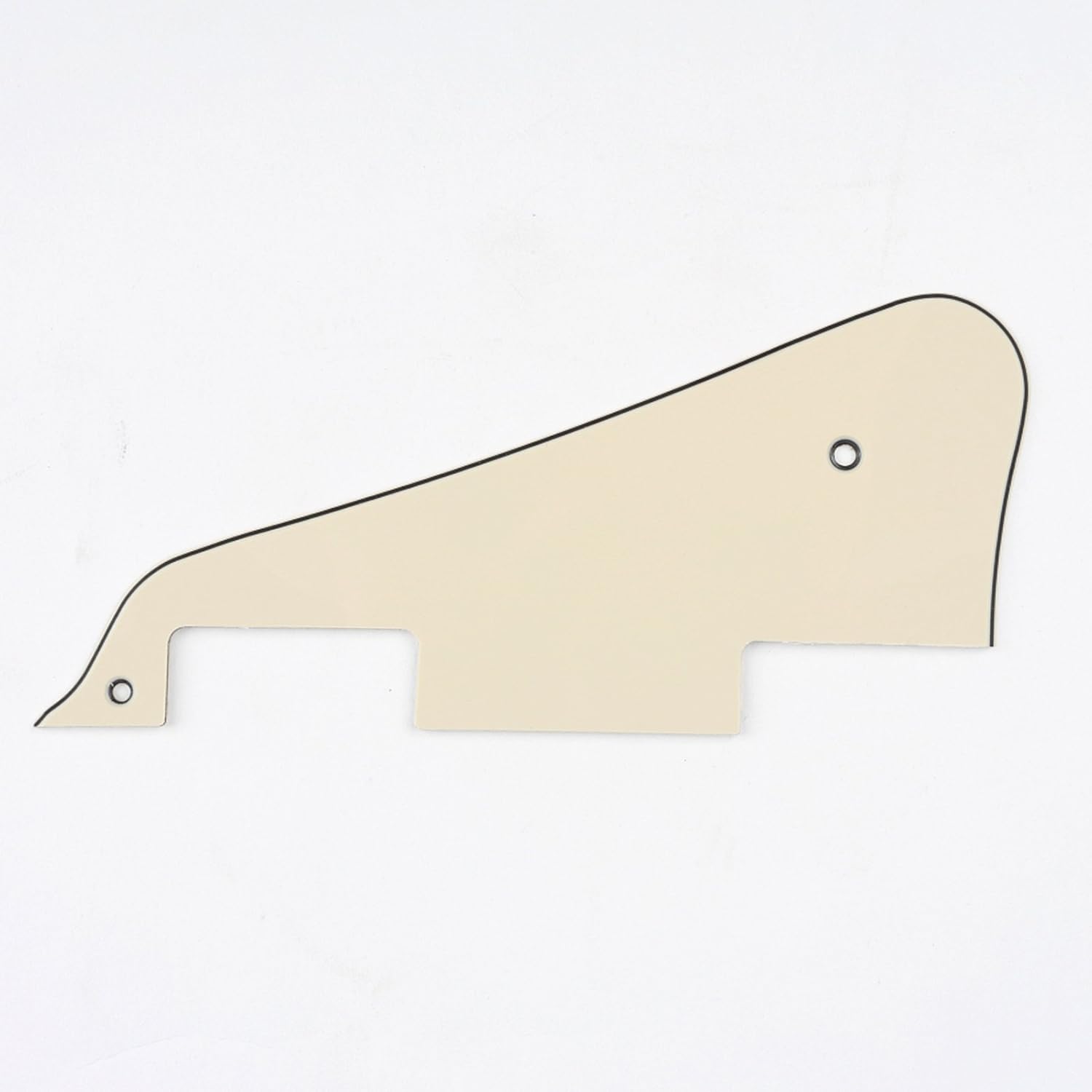 Musiclily LP Guitar Pickguard for China Made Epiphone Les Paul Standard Modern Style Electric Guitar, 3Ply Cream