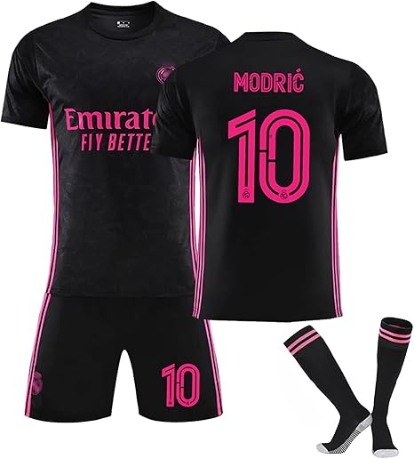 Amazon Co Jp サッカーユニフォーム Benzema 9 Modric 10 21 2番目に サッカースーツ ボーイズ サッカーユニフォーム アウトドア 誕生日プレゼント 彼氏へのプレゼント Black10 M ホーム キッチン