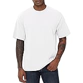 KEEPSHOWING Mens Cotton T Shirts Short Sleeve Crew Neck Basic T-Shirt Essentials Crewneck Cotton T-Shirts Tees for Men
