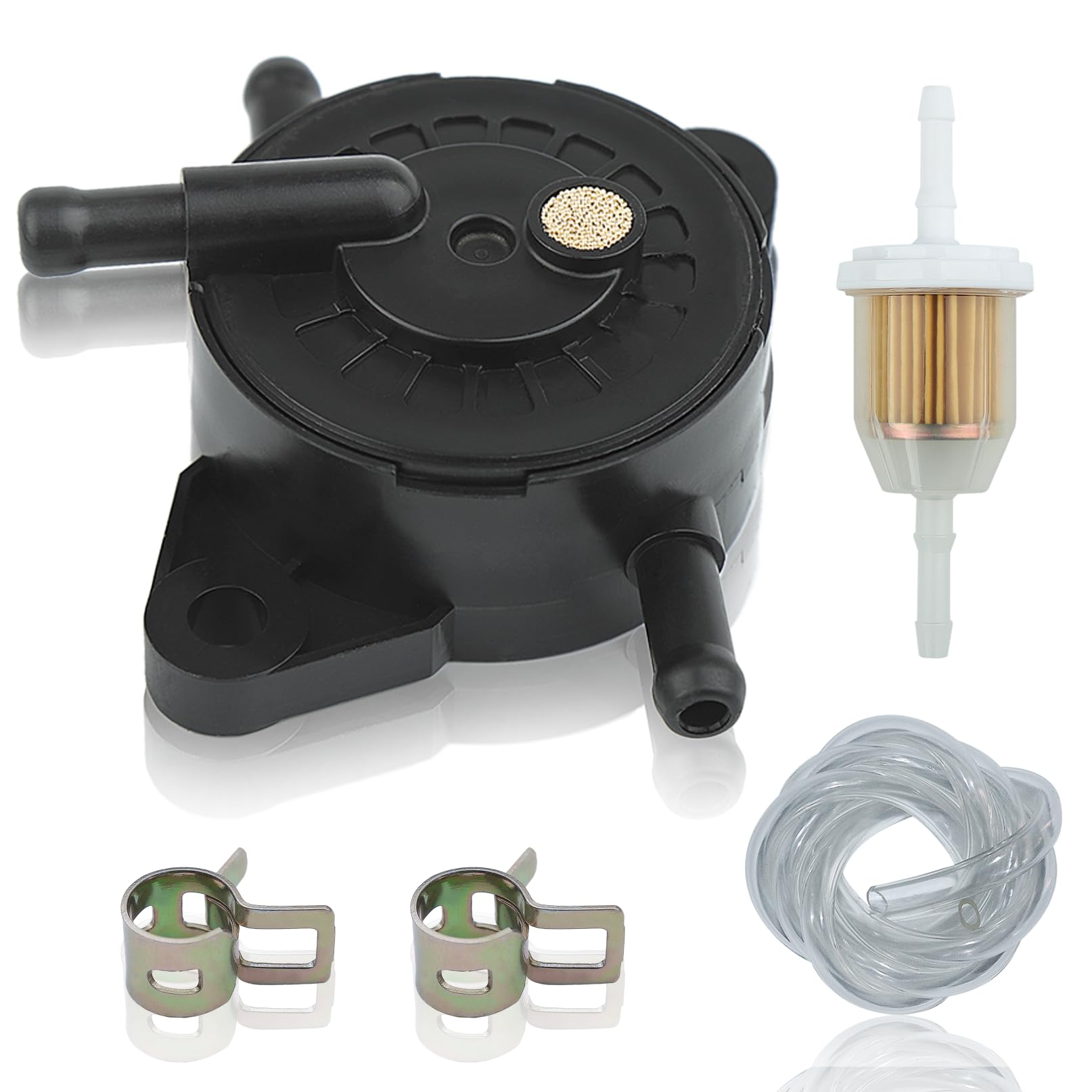 AUMEL Fuel Pump Kit Fit 49040-0770 49040-7008 Kawasaki Series Engines Model FR FS FX Stens 054-113 John Deere Lawn Mower 647A 657A 667A 652B 636M 648M