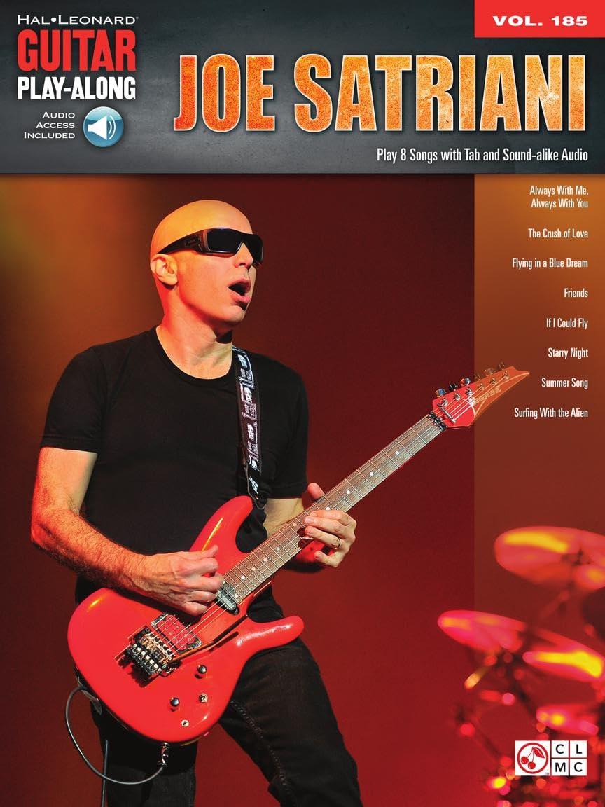 Joe Satriani Guitar Play-Along Vol. 185 - Book/Online Audio