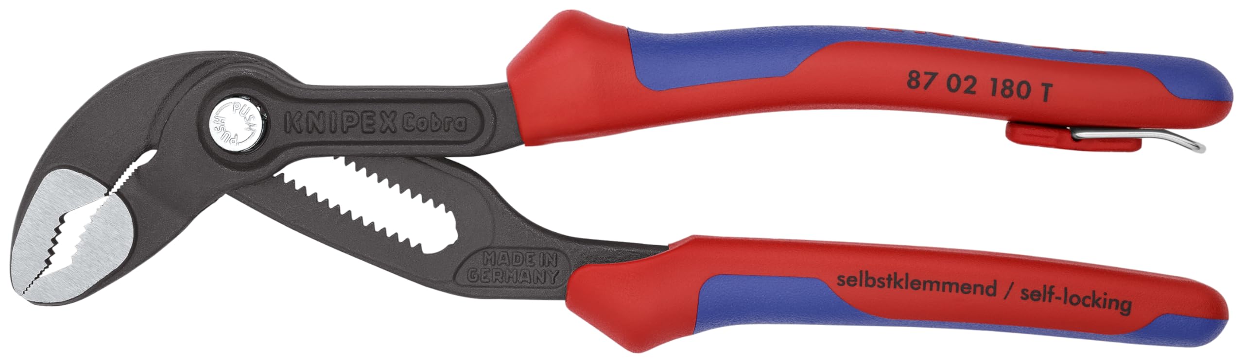 Cobra Water Pump Pliers-Tethered Att