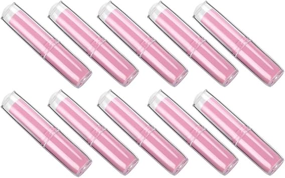 Amazon Co Jp 10本リップスティックコンテナ 手作り口紅容器 プラスチック製 空チューブ 口紅チューブ用 Diy用 6色選べる 3 Generic