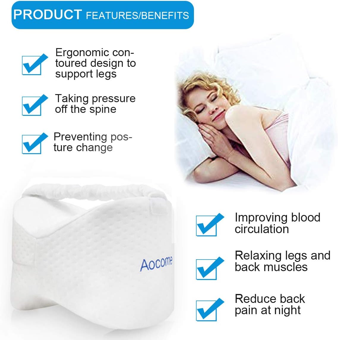 aocome knee pillow