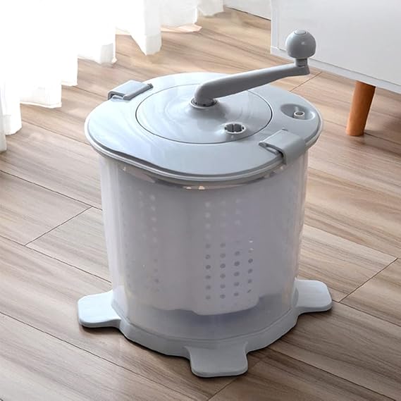Mini HandOperated Washing Machine, Portable Rotary Washing Machine