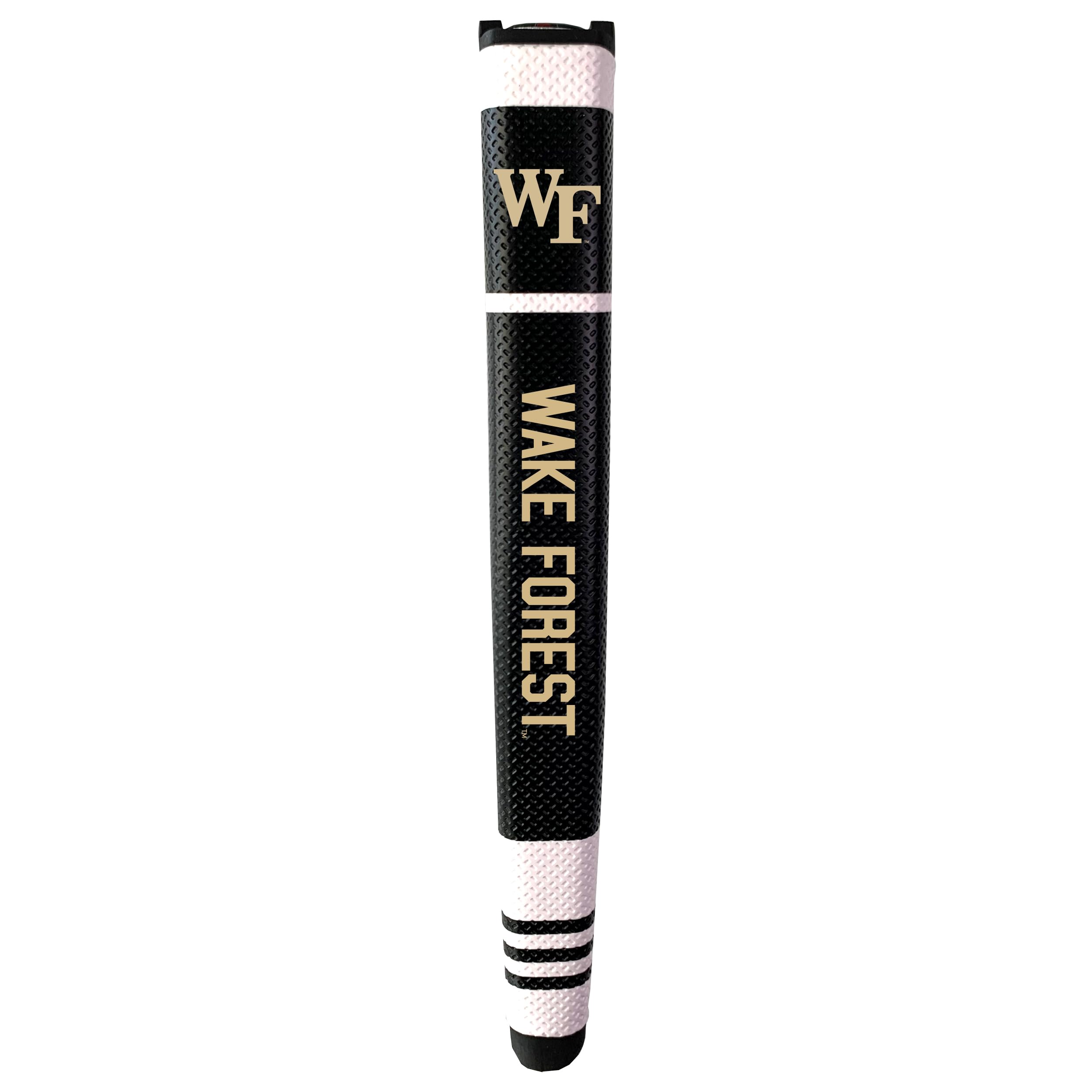 Team Golf NCAA Wake Forest Demon Deacons Golf Putter Grip Golf Putter Grip with Removable Gel Top Ball Marker, Durable Wide Grip & Easy to Control