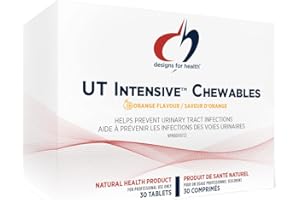 Designs for Health D-Mannose with Cranberry Chewables - UT Intensive Chews for Women + Men, Urinary Tract Support Supplement 