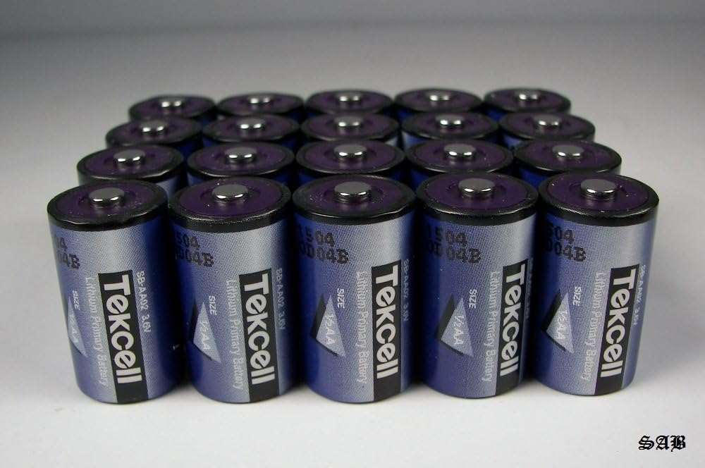 (20) Tekcell SB-AA02 14250 1/2AA LITHIUM BATTERIES FOR EAGLE PICHER LTC-9C