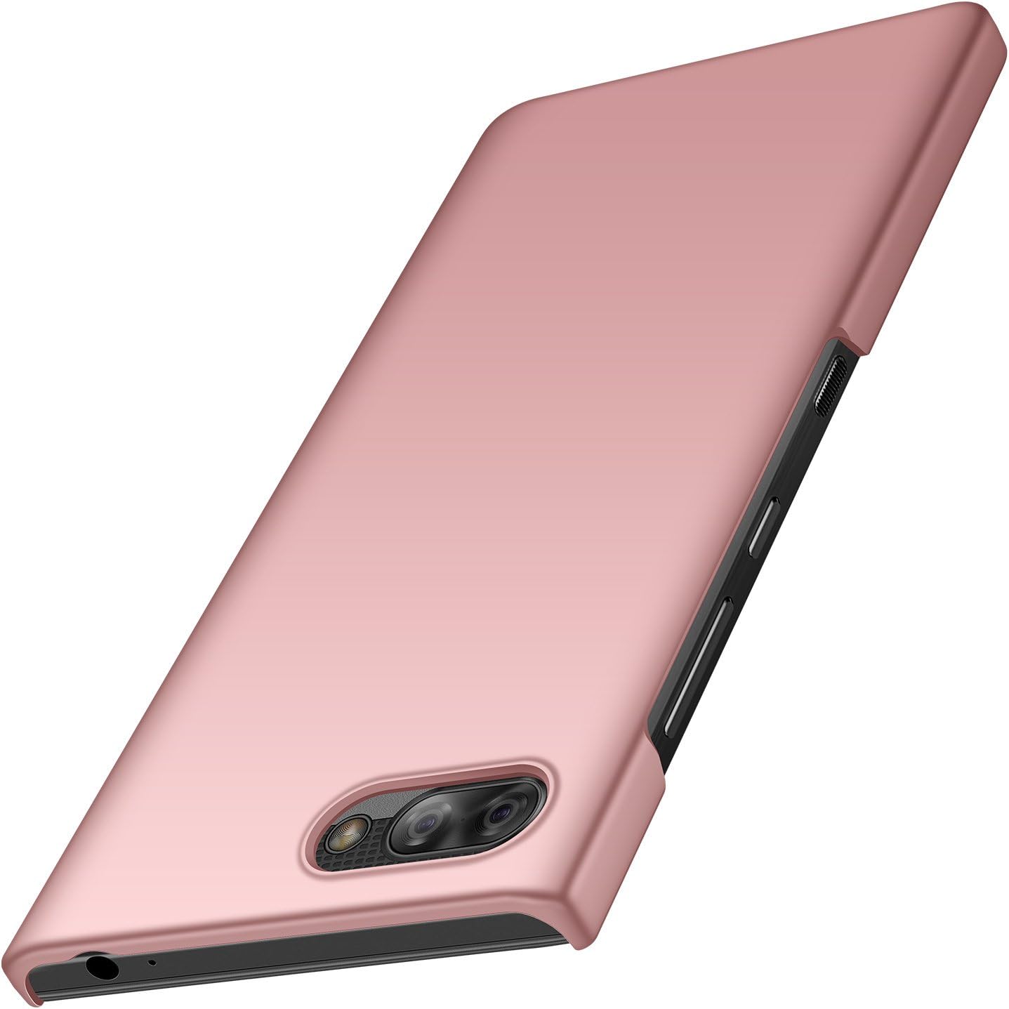 SHIWELY Ultra Thin BlackBerry Key 2LE Case, Hard Polycarbonate PC Slim Fit Silky Smooth Phone Cover Case with Matte Finish for BlackBerry Key 2LE(Rose Gold)
