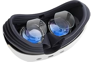 HESUPY 4 Pcs Soft Protective Film for PSVR2 Lens HD Anti-scratch Screen Protector for PS VR2 TPU Lens Film