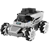 HIWONDER ROS2 Robot Car for Jetson RPi Gemini ChatGPT Large AI Models Depth Camera Lidar SLAM Mapping Autonomous Driving Programming Education Smart AI Robotic Car, ROSOrin Starter Kit(NO Controller)