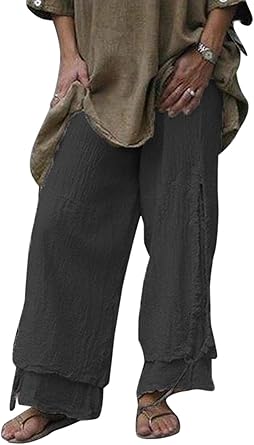 linen palazzo pants plus size