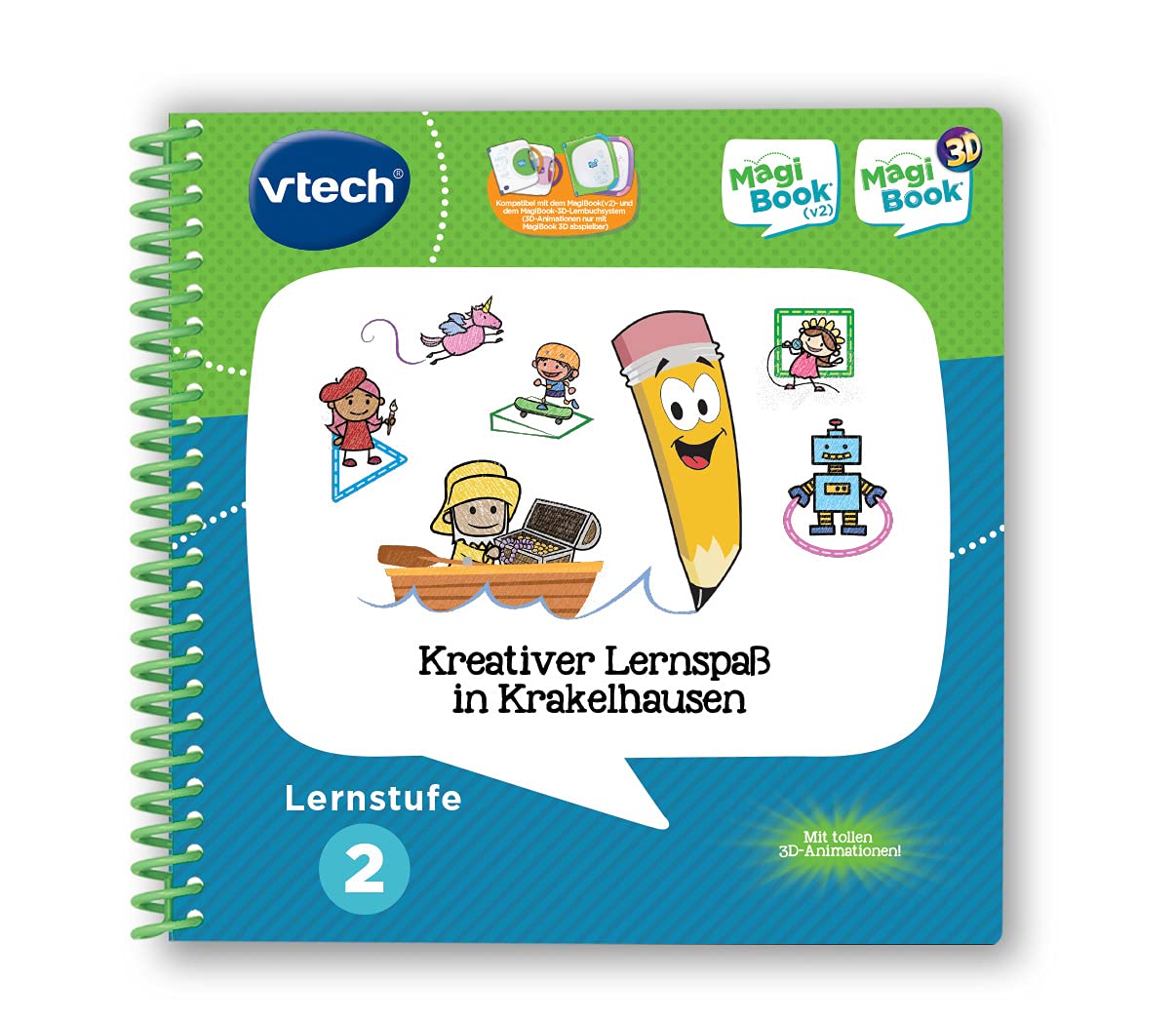 Vtech 80-462604 Learning Book System, Multi-Colour