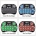 niceEshop(TM) 2.4 G Mini Portable Wireless Keyboard with Touchpad Mouse Multi-media Handheld Android Keyboard for Windows, Android/Google/Smart TV, Linux, Mac OS, Colorful Backlit