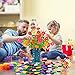 AMOSTING Building Blocks Educational Toys Set Plastic Building Discs STEM Toys for Preschool Kids Boys and Girls -360pcs with Storage Bag