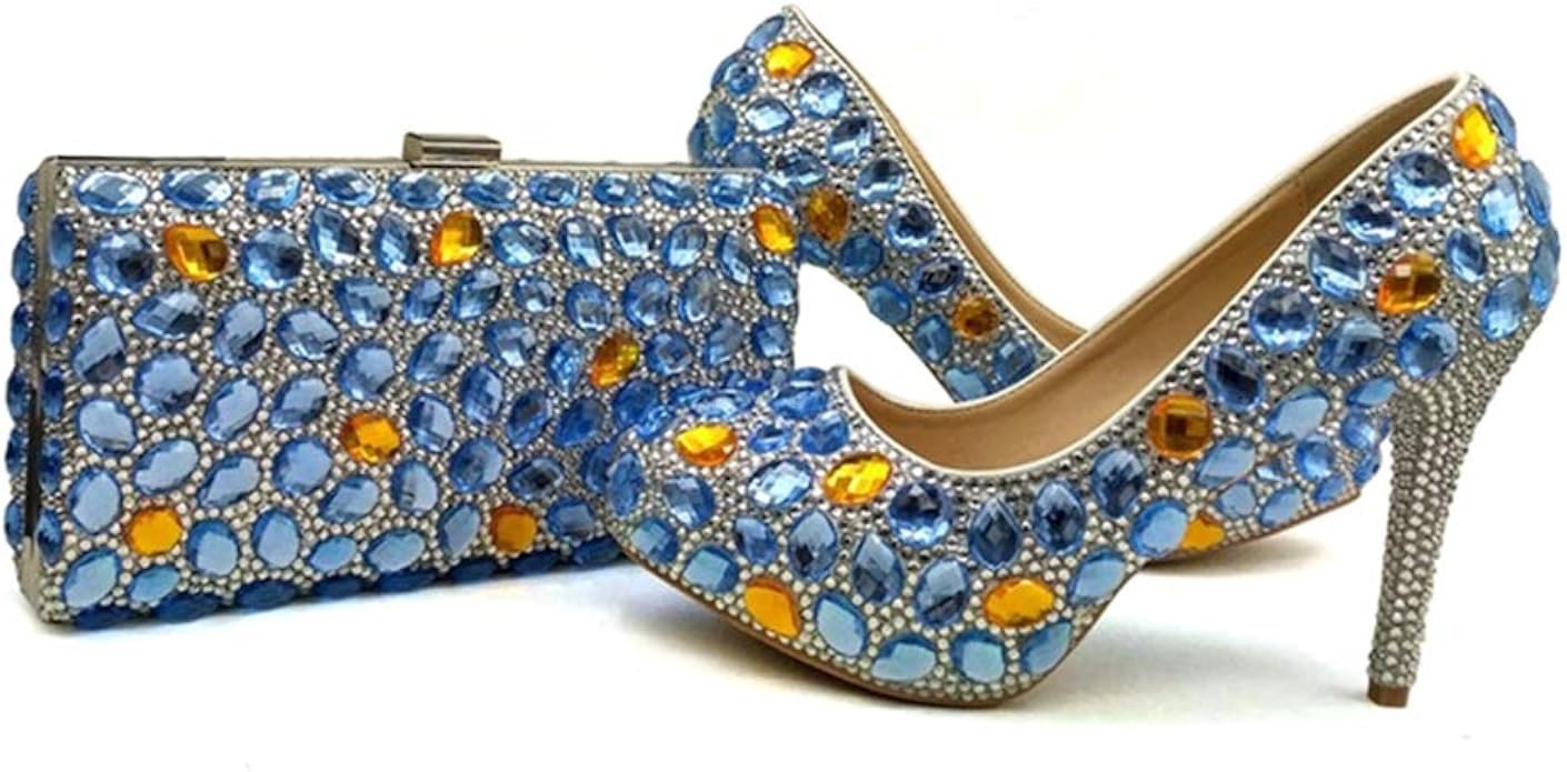 affordable blue wedding shoes