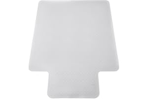 �鶹�� Basics Office Chair Mat for Low Pile Carpeted Floors with Lip, 36" x 48", Clear