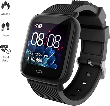 Smartwatch Deporte Mujer Hombre Impermeable Reloj Inteligente con ...