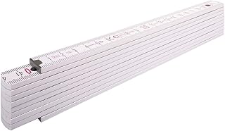 STABILA Holz-Gliedermaßstab Type 1407, 2 m, weiß, metrische Skala