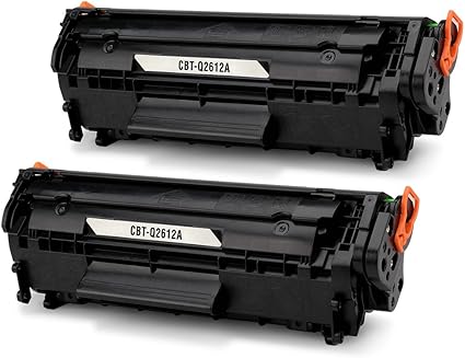 1 Pack Black Cartridge For HP 12A Q2612A Toner LaserJet 1022n 3055 Laser Printer