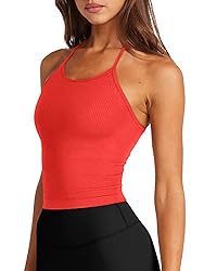 LASLULU Spaghetti Strap Sports Bras for Women
