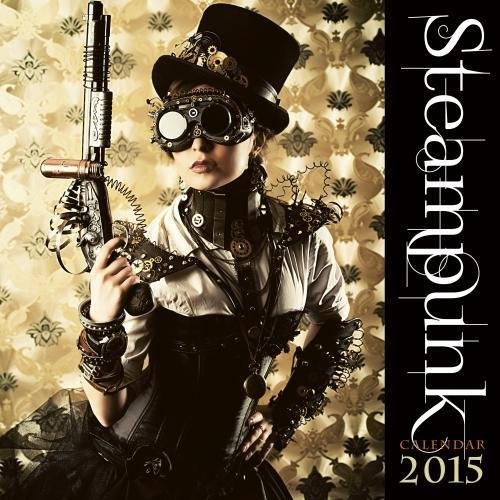 Steampunk 2015 Square 12x12 Flame Tree by (Calendar)