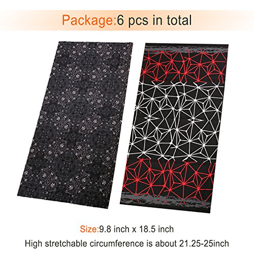 image for JOEYOUNG Headwear, Bandana, Neck Gaiter, Head Wrap, Headband for Men a