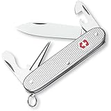 Victorinox Swiss Army Pioneer Pocket Knife,Silver Alox,One Size