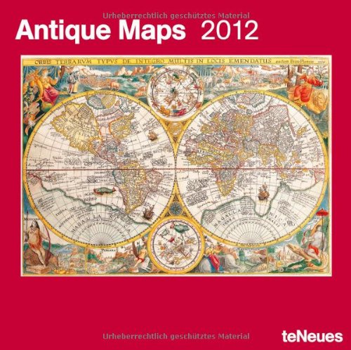 2012 Antique Maps Wall Calendar (English, German, French, Italian, Spanish and Dutch Edition)