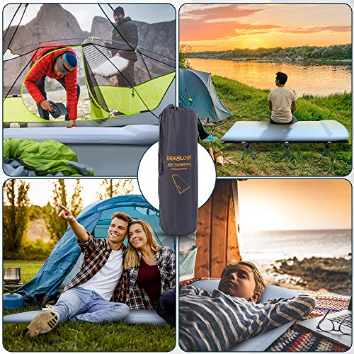 Self Inflating Sleeping Pad for Camping, 9.8 R value, 3 inches Thick Foam Camping Mat Sleeping