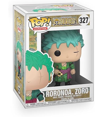 Amazon.com: Funko Roronoa Zoro Two Swords Style + Pop Protector
