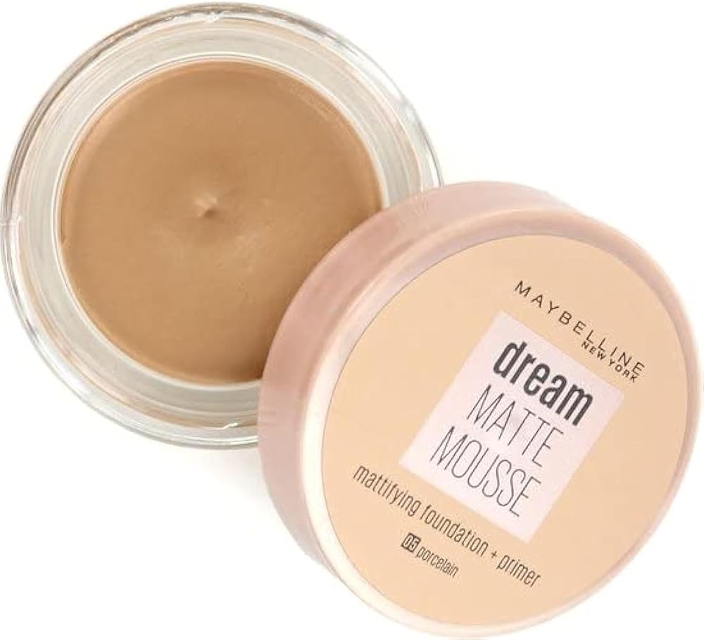 Maybelline Dream Matte Mousse Foundation 005 Porcelain Brand Newer Formula