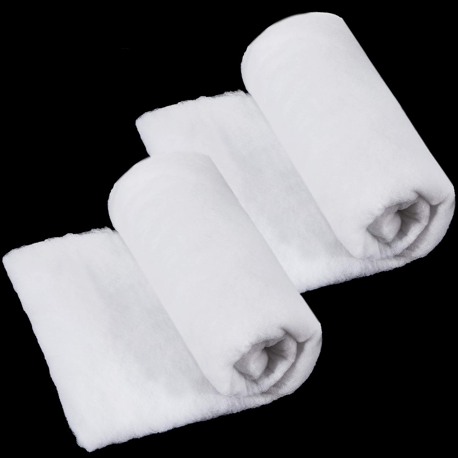 BBTO Set of Christmas Snow Blankets Artificial Snow Blankets for Christmas Village Background Decorations (2 Pieces, 60 Inch x 6.6 Feet)