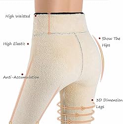 2Pcs Warm Leggings for Women Winter, Sherpa