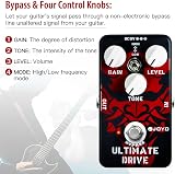 JOYO Ultimate Drive JF-02 Overdrive Distortion Pedal for Electric Guitar view 4