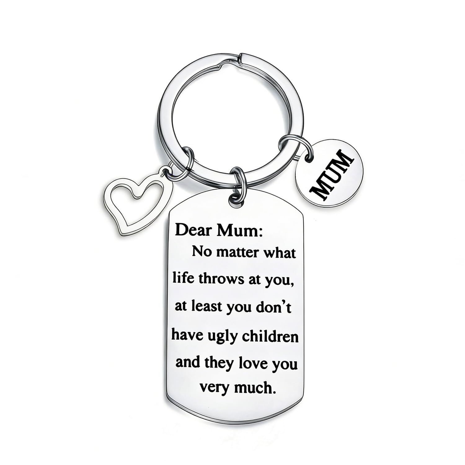 Keychain Gifts for Mum Dad from Son Daughter Mother's Day Gifts Birthday Father's Day Gifts Christams Gift for Mum Mother's Day Gifts Keyring Jewellery (Mum)