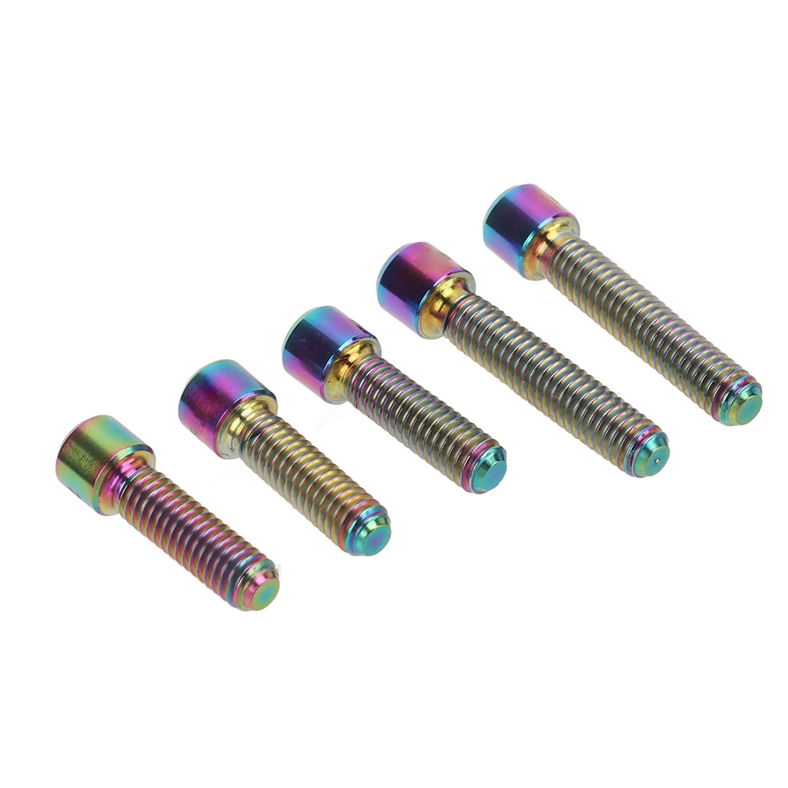 Gaeirt Front Rear Derailleur Screw, M4 3Pcs 13.5 2Pcs 20mm Cage Screws Easy Installation for DIY(Colorful)