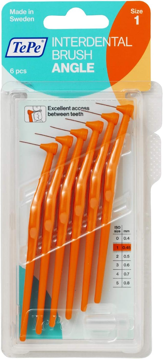 TePe Angle Orange Interdental Brushes (0.45mm